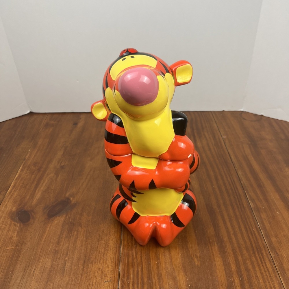 Vintage Tigger Winnie Pooh's Disney Cookie Jar Ladybug